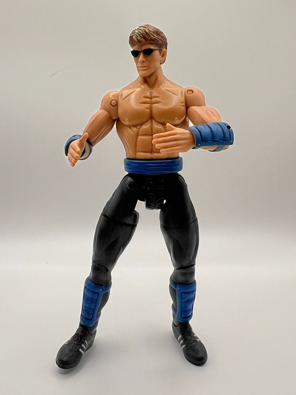 Mortal Kombat Johnny Cage Jazwares 2006 Deception 6" Action Figure Loose Rare